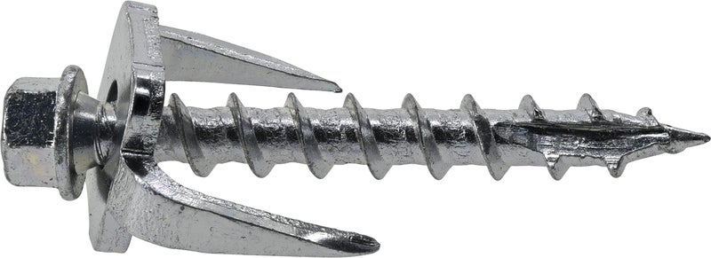 مسامير أعمدة السياج المطلية من الخارج من FAS-N-TITE (#12 × 1-1/2 بوصة) - 175 قطعة، فضي (9976305) - Image 3